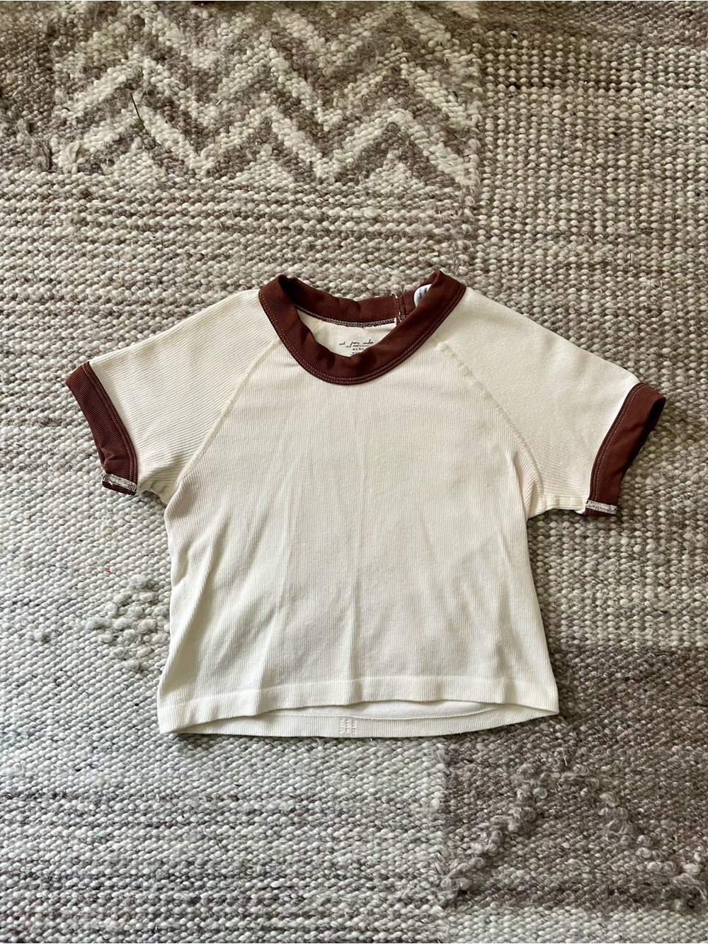 UO Out From Under Seamless Ringer Tee | Barely Worn